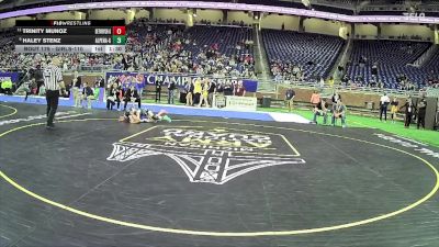 Girls-110 lbs Quarterfinal - Haley Stenz, Alpena Hs Girls vs Trinity Munoz, Voyageur College Prep Girls