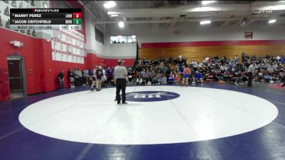 157 lbs Semifinal - Manny Perez, Londonderry vs Jacob Critchfield, Hollis Brookline