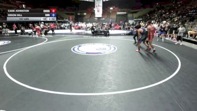 157 lbs Cade Johnston, SDIKWA - San Diego-Imperial Kids Wrestling Association vs Orion Hill, SAWA - Sacramento Area Wrestling Association