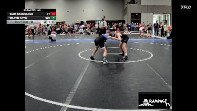 85 lbs Cons. Round 3 - Kasyn Boyd, WWC vs Liam Samuelson, Slyfox