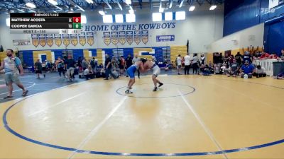 150 lbs Cons. Round 2 - Cooper Garcia, Tigers Club vs Matthew Acosta, Eagle Empire
