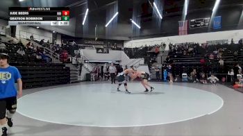 285 lbs Quarterfinal - Grayson Robinson, Southeast Community College vs Jude Beers, Northeastern Oklahoma