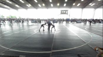 58 lbs Consi Of 4 - Caleb Lucero-Saiz, BlackCat WC vs Daniel Duran, Takedown Elite