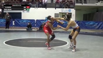 133 lbs Champ. Round 2 - Cj Davis, Central vs Nich Silva, Simpson