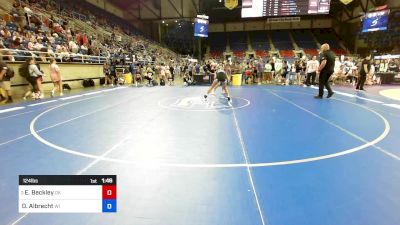 124 lbs Cons 16 #2 - Emily Beckley, OK vs Devlynn Albrecht, WI