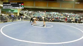132 lbs Round Of 32 - Kyle Menuez, Grandview vs Kaden Herrera, Roy