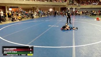 40 lbs Cons. Round 3 - Kyzer Roberts, FMT/MCW Red Bull vs Bronson Goble, Foley