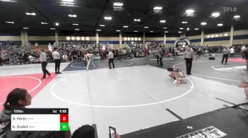 109 lbs Round Of 32 - Sarah Perez, Grindhouse WC vs Kacey Dudoit, Ainapaa Wrestling Team