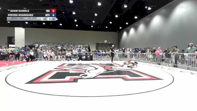 126 lbs Cons. Sub-quarters - Adam Daniels, Paris Wrestling Club vs Steven Rodriguez, Arkansas Regional Training Center