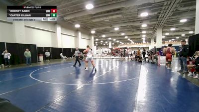 215 lbs Champ. Round 2 - Rodney Sabin, Utah vs Carter Killian, Utah