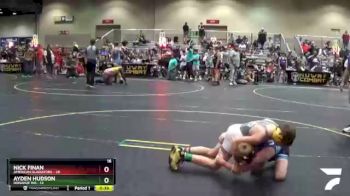 82 lbs Round 2 (6 Team) - Ayden Hudson, Donahue WA vs Nick Finan, American Gladiators