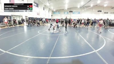 138 lbs Consi Of 8 #2 - Spencer Hinton, OH vs Cody Davis, VA