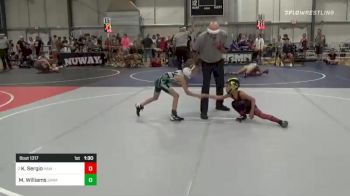 49 lbs Rr Rnd 2 - Kaden Sergio, Hammer Time Wrestling vs Madison Williams, Simmons Academy Of Wrestling