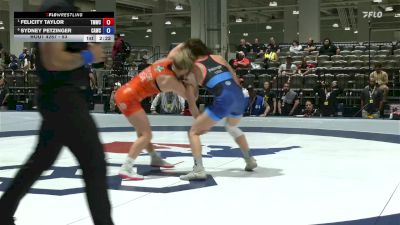 53 lbs Semis - Felicity Taylor, Titan Mercury Wrestling Club (TMWC) vs Sydney Petzinger, Cardinal WC