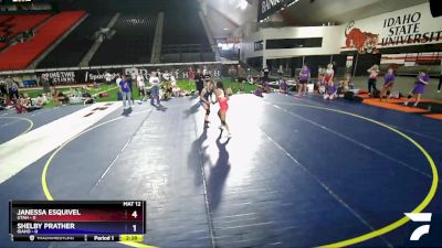 125 lbs Placement Matches (16 Team) - Janessa Esquivel, Utah vs Shelby Prather, Idaho