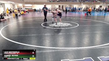 102 lbs Finals (8 Team) - Gabriel Gilman, LCWM vs Jace Biesterfeld, Chaska/Chanhassen