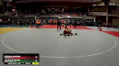 115 lbs Finals (8 Team) - Keegan Wagner, Wabasso vs Nicholas Block, Grand Rapids