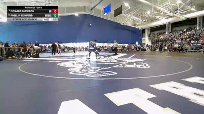 150 lbs 5th Place Match - Phillip Bowers, Wichita-Northwest Hs vs Donald Jackson, Wichita East