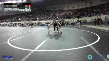 37 lbs Round Of 32 - Connor Kilgore, Eufaula Ironheads Wrestling Club vs Sebastian Summitt, Newkirk Takedown Club