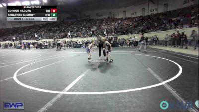 37 lbs Round Of 32 - Connor Kilgore, Eufaula Ironheads Wrestling Club vs Sebastian Summitt, Newkirk Takedown Club