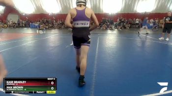 132 lbs Round 1 (16 Team) - Kase Bradley, Denmark vs Max Brown, Glenbrook South