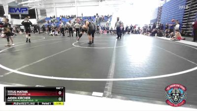 210 lbs Round 2 (4 Team) - Titus Mathis, Missouri Outlaws vs Aiden Kircher, East Kansas Eagles Gold