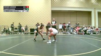 123 lbs Quarterfinal - Nevaeh Lavarias, O2 Rhino WC vs Kamryn Mason, Lake Stevens WC