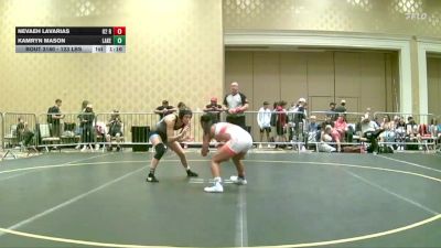 123 lbs Quarterfinal - Nevaeh Lavarias, O2 Rhino WC vs Kamryn Mason, Lake Stevens WC