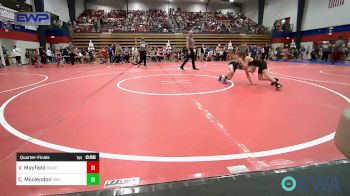 67 lbs Quarterfinal - Violet Mayfield, R.A.W. vs Collins Mcclendon, Viking Wrestling Club