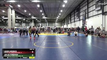 113 lbs Round 1 (4 Team) - Jaylin Foreman, GREAT BRIDGE WRESTLING CLUB vs James Hedrick, CAPITAL CITY WRESTLING CLUB
