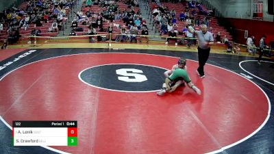 122 lbs Cons. Round 5 - Adrik Lenik, South Park vs Stephen Crawford, Belle Vernon Area