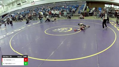 10U Boys - 63 lbs Cons. Round 5 - Edgar Garcia, Colorado Outlaws Youth Wrestling vs Abram Herndon, Raider Wrestling