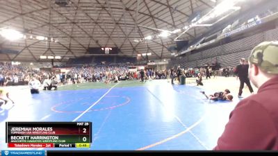 49 lbs 7th Place Match - Jeremiah Morales, Toppenish USA Wrestling Club vs Beckett Harrington, Anacortes Hawkeyes Wrestling Club