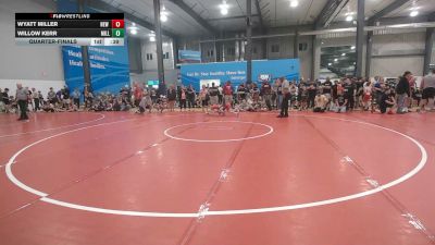 70 lbs Quarterfinal - Wyatt Miller, New Oxford vs Willow Kerr, Millerstown