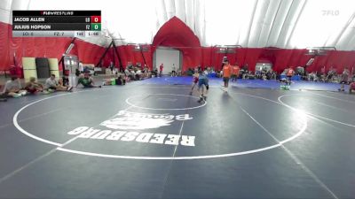 120 lbs Placement Matches (8 Team) - Julius Hopson, FZ Wrestling Club A vs Jacob Allen, Lodi