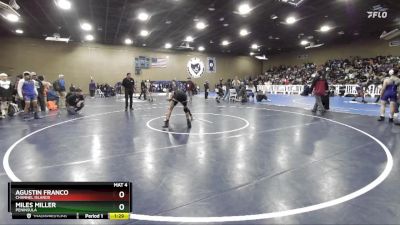 106 lbs Champ. Round 2 - Miles Miller, Peninsula vs Agustin Franco, Channel Islands