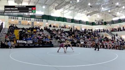 120 lbs Semis & 3rd Wb (16 Team) - Chris Phillips, Central (Carroll) vs Hunter Barrett, Cass