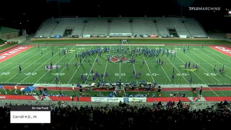 Carroll H.S., IN at 2019 BOA Central Indiana Regional Championship, pres. by Yamaha