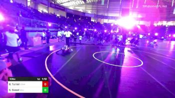 53 lbs Rr Rnd 2 - Blakelee Turner, Utah Gulls vs Sadie Sweat, Kalispell WC