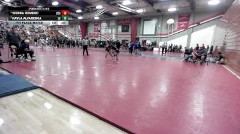 100 lbs 7th Place Match - Sienna Romero, Corona vs Kayla Alvarenga, Los Osos
