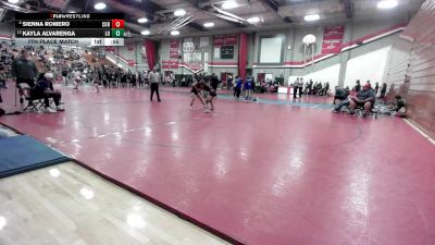 100 lbs 7th Place Match - Sienna Romero, Corona vs Kayla Alvarenga, Los Osos