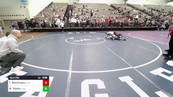 55-T lbs Quarterfinal - Tyler Ribchinsky, Delsea vs Maximus Steele, Marple Newtown