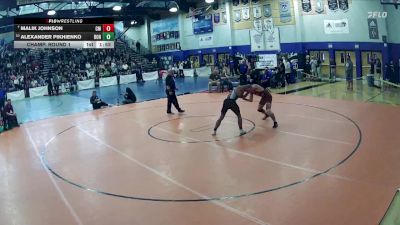 150 lbs Champ. Round 1 - Malik Johnson, Cimarron Memorial vs Alexander Pikhienko, Bonanza