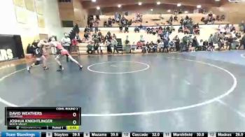 120 lbs Cons. Round 2 - David Weathers, Tillamook vs Joshua Knightlinger, North Valley