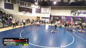 42 lbs Cons. Round 1 - Josh Pitcher, Charger Wrestling Club vs Brooks Harmon, Payson Lion Wrestling Club