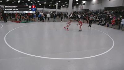 59.4-64 lbs Champ. Rd Of 16 - Briar Parrett, Midwest Xtreme Wrestling vs Aleerah Snow, Champions Wrestling Club