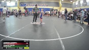 50 lbs Round 5 - Charles Walsh, Cane Bay Cobras vs Jameson Campbell, Legacy Elite Wrestling