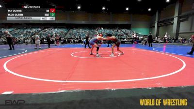 120 lbs Consolation - Jay Olivas, Red Wave Wrestling vs Jack Olsen, Roseburg