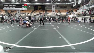 157 lbs Final - Champ Thompson, HURRICANE WRESTLING ACADEMY vs Michael Castillo, Xclusive Wrestling