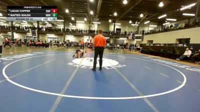 118 lbs Round Of 32 - Lucas Copper, Central Catholic vs Matteo Walsh, Rondout Valley